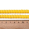 Opaque Glass Beads Strands GLAA-NH0002-B10-2