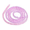 Transparent Gradient Color Glass Beads Strands GLAA-G101-2mm-15-5