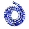 Handmade Millefiori Lampwork Beads Strands LAMP-G164-01B-2