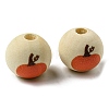 Autumn Wood European Beads WOOD-H105-04E-01-3