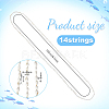Natural Shell Beaded Long Necklaces for Women LS-AJEW-WH0460-131A-4