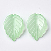 Transparent Spray Painted Glass Pendants GLAA-S054-006A-02-2