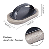8 Pcs 2 Colors Portable Emery Sponge Pot Dish Brush AJEW-OC0002-10-2