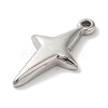 304 Stainless Steel Pendants STAS-C110-02P-2