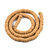 Handmade Polymer Clay Beads Strands CLAY-R089-6mm-118-2