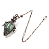 Natural Green Aventurine Dowsing Pendulum Big Pendants G-H293-01R-06-2