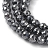 Terahertz Stone Beads Strands G-G048-A01-01-4