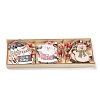 Christmas Theme Wood Big Pendant Decorations HJEW-F010-05-2