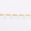 3.28 Feet Handmade Ion Plating(IP) 304 Stainless Steel Dapped Chains X-CHS-H007-62G-1
