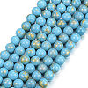 Natural Mashan Jade Beads Strands X-G-P232-01-C-6mm-1