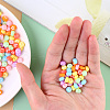 Opaque Acrylic Beads MACR-YW0001-18C-6