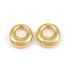 Brass European Beads KK-CBA78C7-33C-G-1