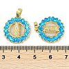 Rack Plating Brass Pendants KK-U032-20G-03-3