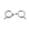 304 Stainless Steel Spring Ring Clasps STAS-Q215-45P-02-1