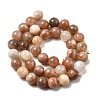 Round Natural Multi-Moonstone Beads Strands G-I176-09-10mm-3