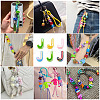 20Pcs UV Plating Opaque Acrylic European Beads OACR-TADJ0001-16J-6