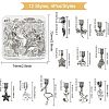 48Pcs 12 Styles Tibetan Style Alloy European Dangle Charms FIND-CA0005-67-2