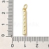 Rack Plating Brass Micro Pave Cubic Zirconia Pendants KK-I720-48G-3