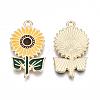 Eco-Friendly Alloy Enamel Pendants ENAM-Q437-005-NR-2