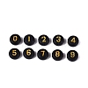Opaque Acrylic Beads SACR-Q001-12B-2