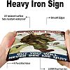 Vintage Metal Tin Sign AJEW-WH0189-023-3