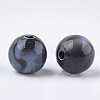 Acrylic Beads X-OACR-S029-060B-07-2