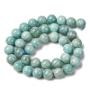 Natural Amazonite Beads Strands G-K068-03-10mmA-5