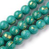 Natural Mashan Jade Beads Strands G-F670-A01-6mm-2