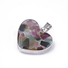 Natural Tourmaline Pendants X-STAS-T043-01E-2