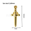 304 Stainless Steel Threadless Labret Stud WG1F35F-02-1