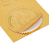 Self Adhesive Gold Foil Embossed Stickers DIY-WH0211-096-4