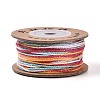 30M Segment Dyed Macrame Cotton Cord OCOR-T018-01E-1