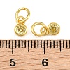 Brass Pave Cubic Zirconia Charms CU-CBA3D67-13G-07-3