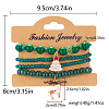 Christmas Acrylic Bead Stretch Bracelets Sets IC6084-3-1