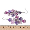 430 Stainless Steel Shell Shape Dangle Earrings EJEW-A137-03P-03-5