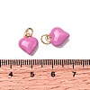 Brass Enamel Charms KK-U027-13-03G-3
