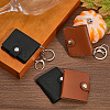 CHGCRAFT 4 Sest 2 Colors 2 Inch Leather Cover Mini Photocard Holder Book AJEW-CA0003-95-4