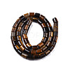 Natural Tiger Eye Beads Strands X-G-N326-150-B02-2