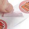 2 Colors Paper Gift Sticker Rolls X-STIC-E001-12-4