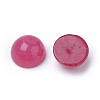 Natural White Jade Cabochons G-R416-6mm-52-2