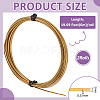 Flat Brass Wire CWIR-WH0012-07B-03-2