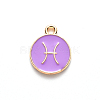 Alloy Enamel Pendants ENAM-S124-01B-01H-2