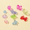 150G 10 Style Transparent Acrylic Beads TACR-FS0001-31-4