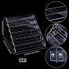 6-Tier Plastic Scrapbook Adhesive Tape Display Riser Stands ODIS-WH0086-105-3