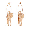 Alloy Hoop Earrings WG92327-01-2