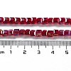 Electroplate Glass Beads Strands EGLA-R030-4x4mm-04-2