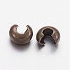 Brass Crimp Beads Covers KK-H290-NFAB-NF-2