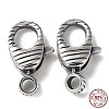 925 Thailand Sterling Silver Lobster Claw Clasps STER-D003-35AS-3