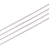 Anti-Tarnish Rhodium Plated 925 Sterling Silver Cable Chain STER-WH0011-04P-1