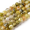 Dyed & Heated Natural Fire Crackle Agate Beads Strands G-P539-C01-01-1